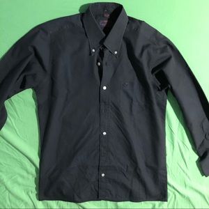 MERC UK BLACK LONG SLEEVE BUTTON DOWN